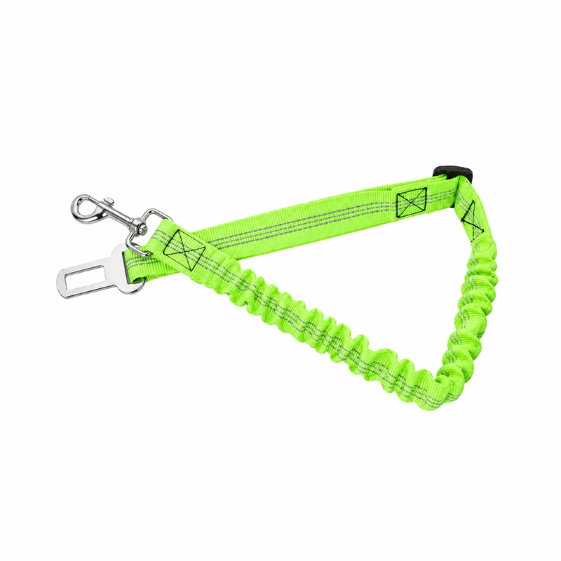 Pet Car Seat Belt - Fluorescent Green
