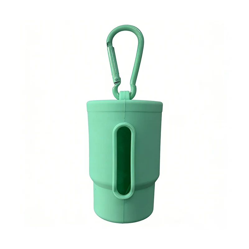 Silicone Trash Bag Dispenser - Green